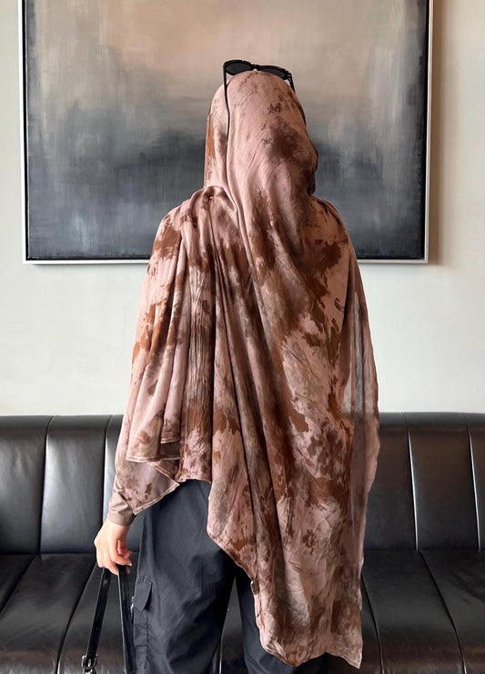 Modal hijab in print "BROWNIE”
