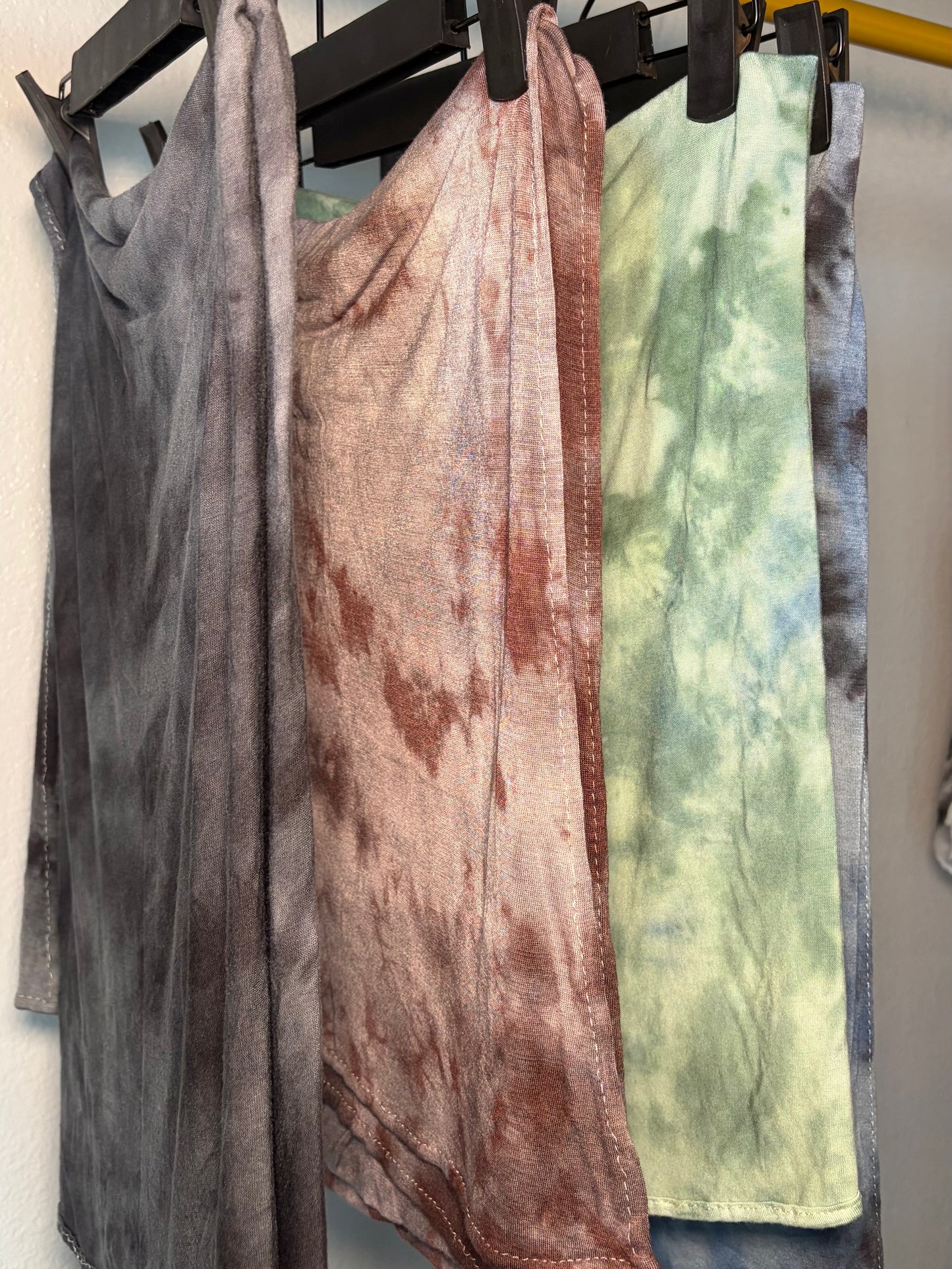 Hand dyed in jersey